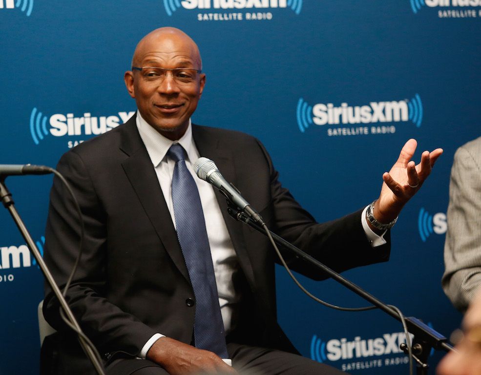 Clyde Drexler attends SiriusXM's "Town Hall." Clyde Drexler attends SiriusXM's "Town Hall."