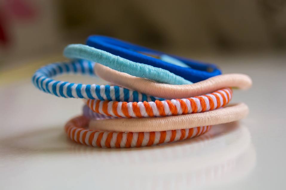 Colorful scrunchy
