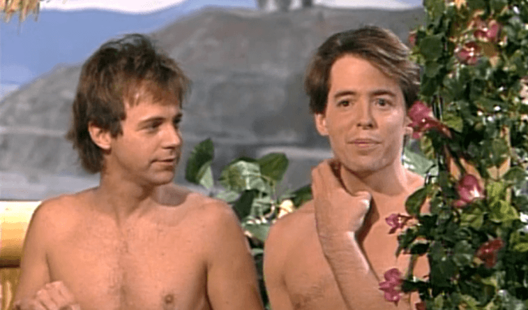 Dana Carvey แ ล ะ Matthew Broderick ใ น ก า ร เ ส ย ด ส "nude beach&qu...