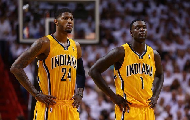 Paul George and Lance Stephenson team up with MVP candidate Kawhi Leonard.