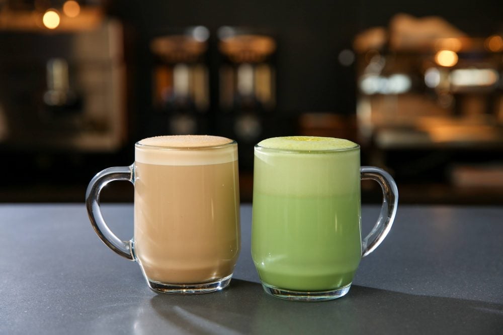 The matcha tea latte
