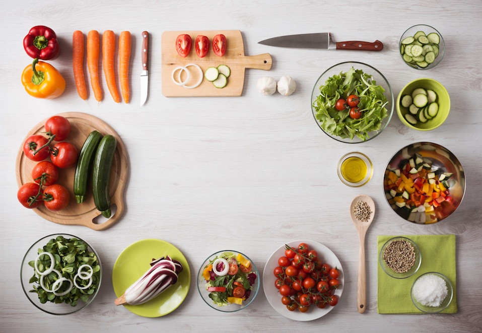Healthy eating and food preparation at home