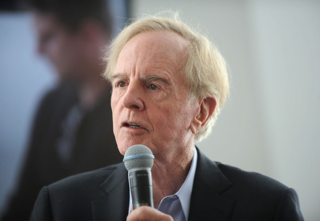 John Sculley speaks onstage at the Kairos Society Global Summit At One World Observatory