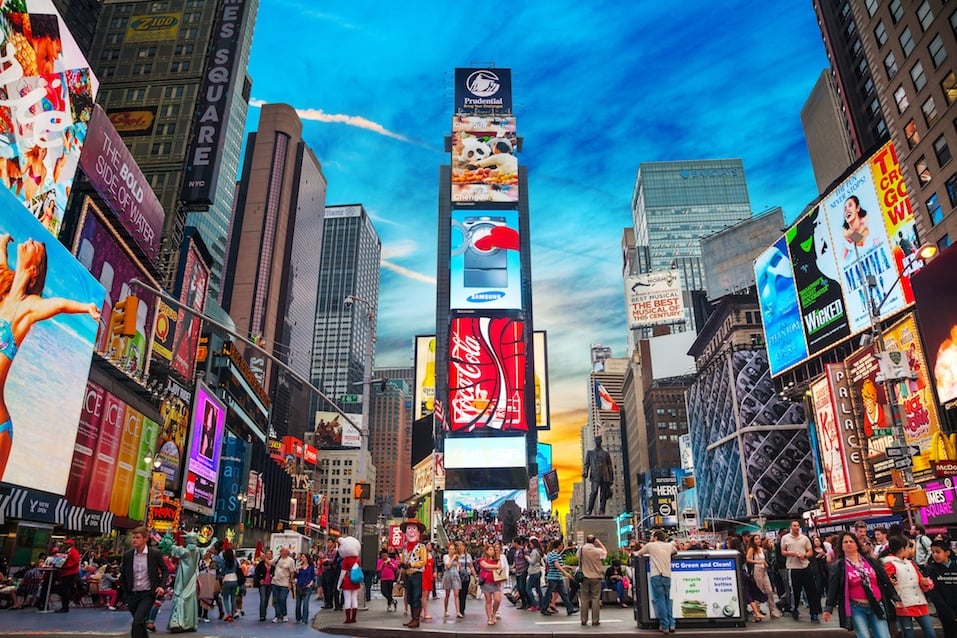 Times Square in New York City