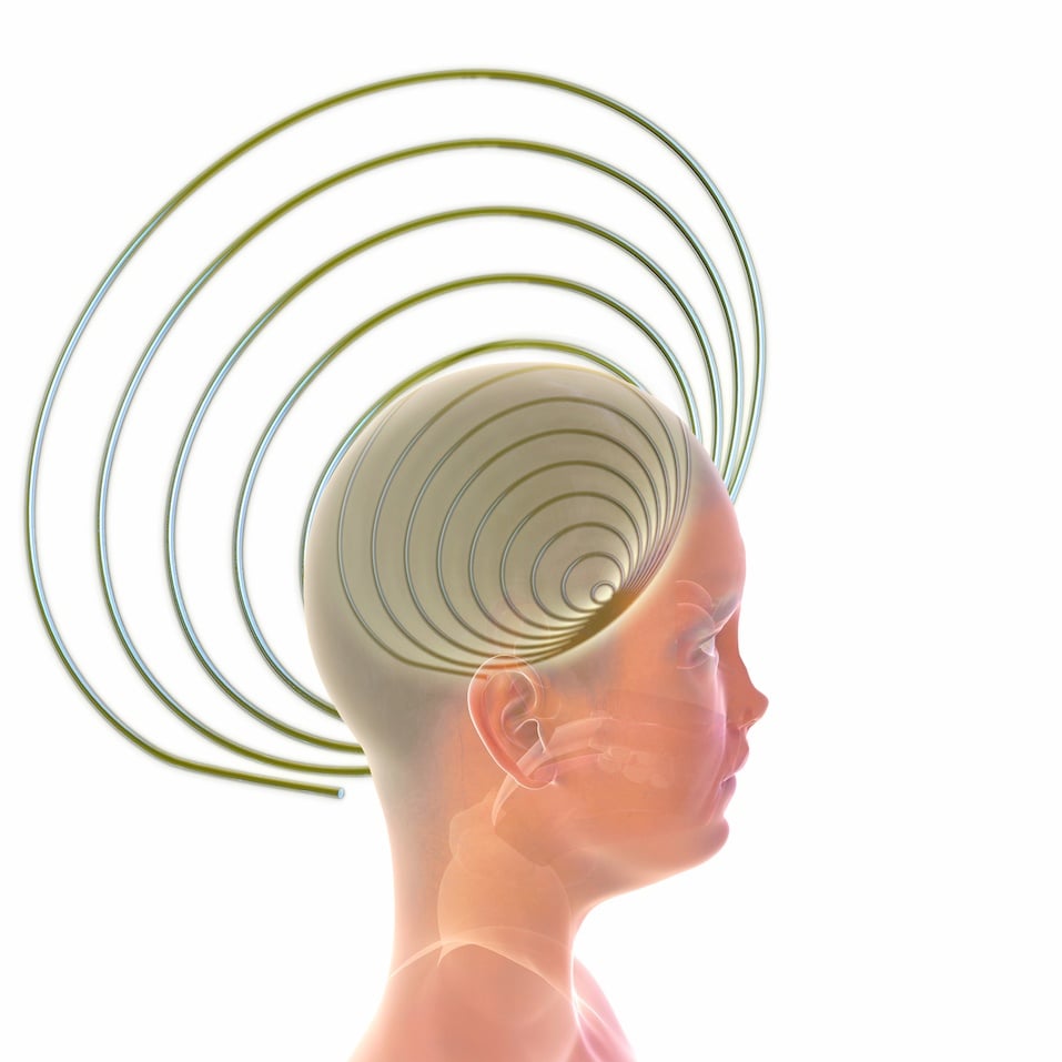 Ultrasound Therapie - 3D rendered illustration