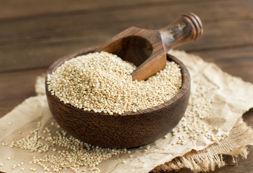 White Quinoa in a bowl