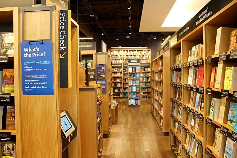 Inside the Amazon Books store