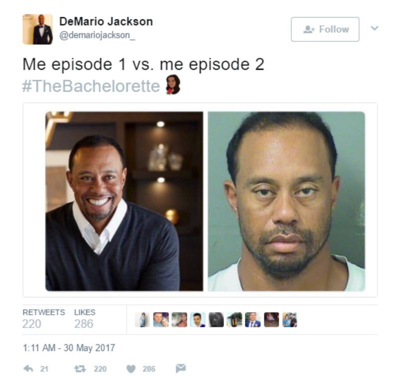 This is a screen shot of DeMario Jackson's tweet.
