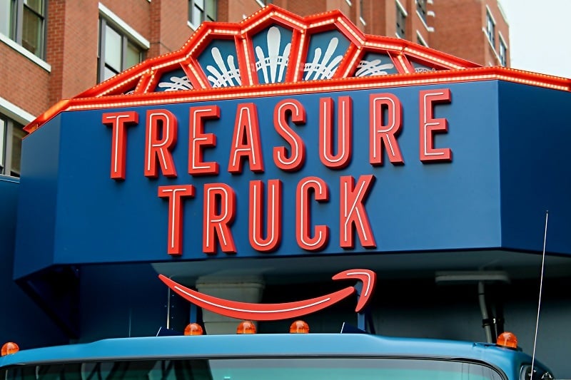 Close-up on the Amazon Treasure Truck
