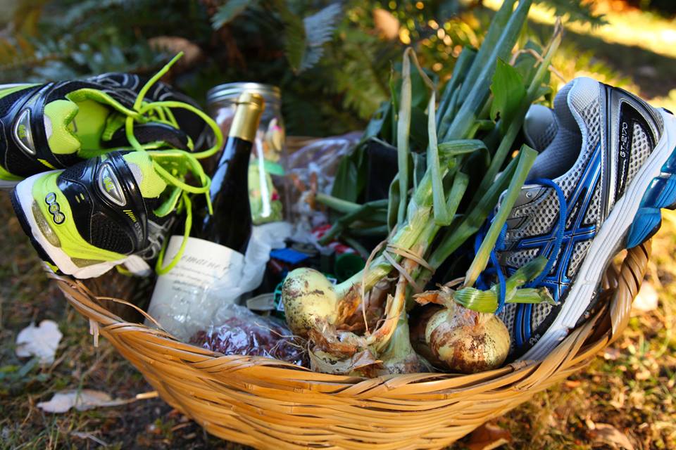 A basket of goods from the Buy Nothing Project