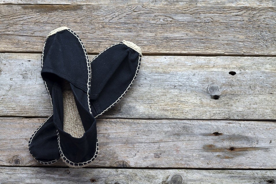 Pair of espadrilles