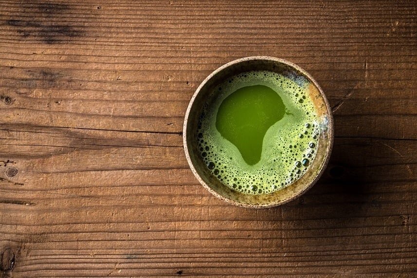 organic green matcha tea