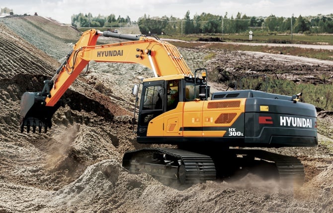 Hyundai HX300L excavator