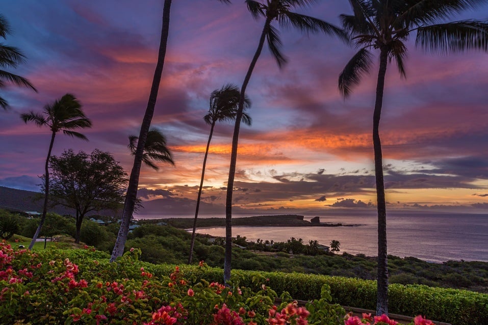 Sunrise over Menele Bay