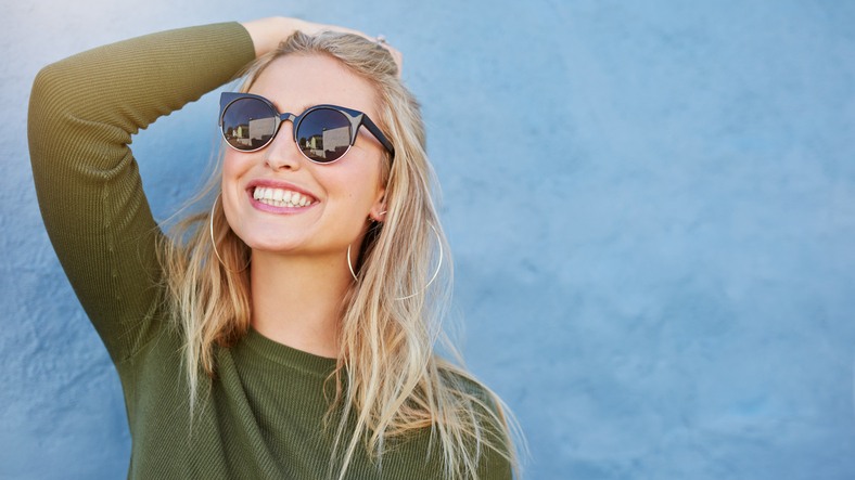 stylish young woman