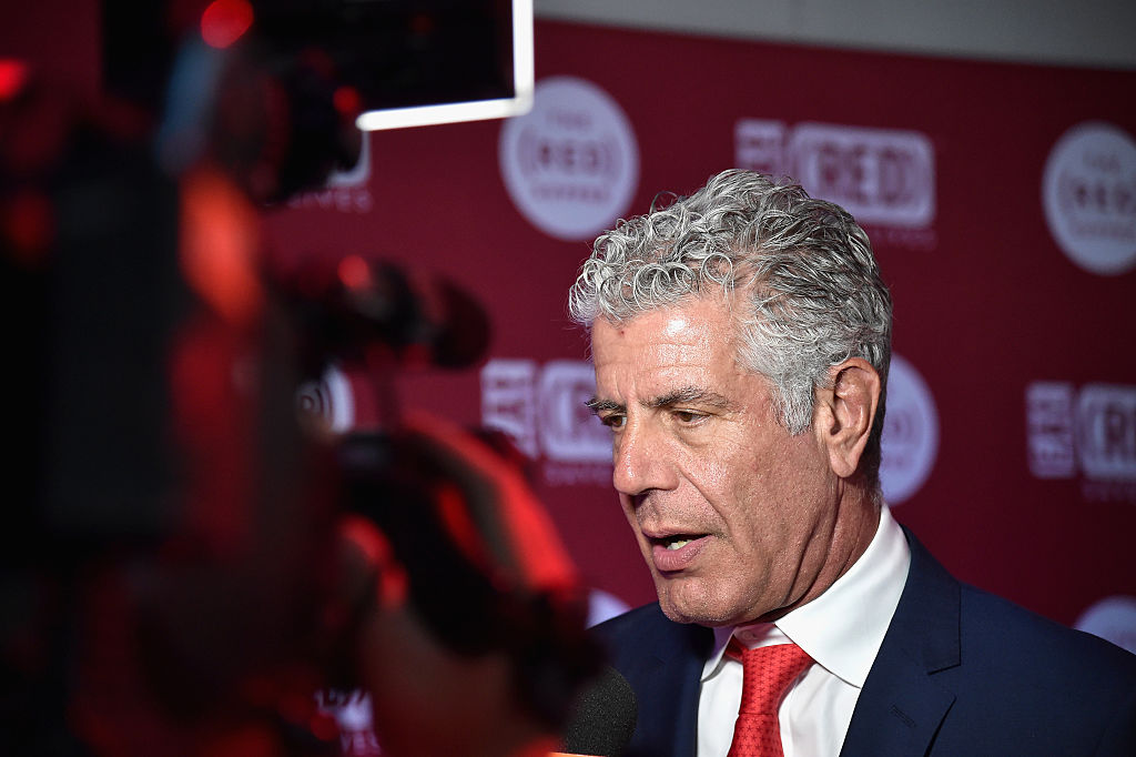 The (RED) Supper hosted by Mario Batali with Anthony Bourdain