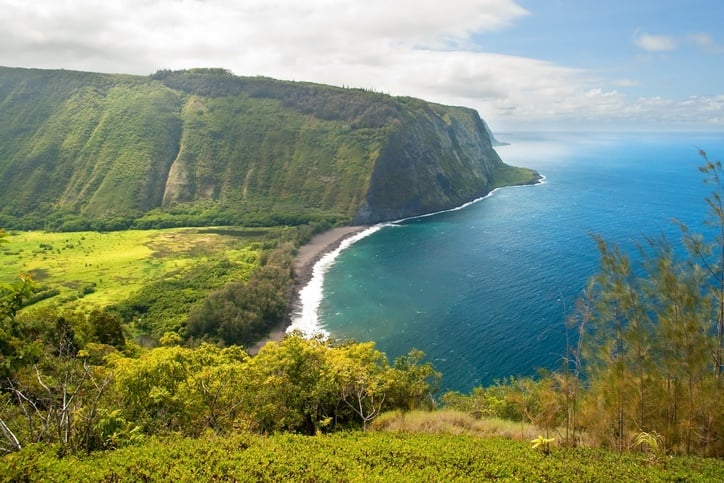Waipio Valley lookout on Hawaii's Big Island