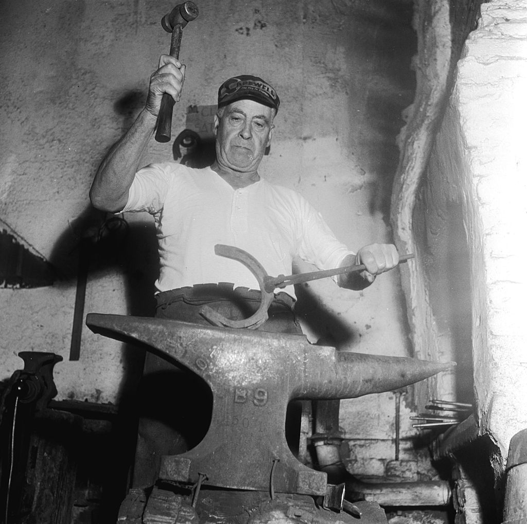 a blacksmith