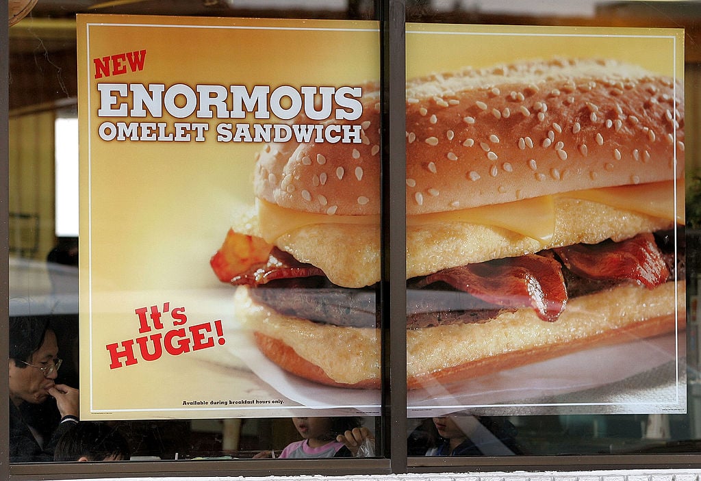 burger king Enormous Omelet Sandwich