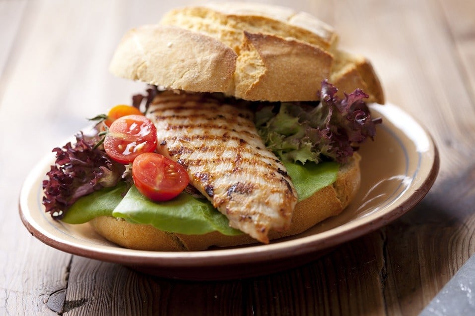 gourmet chicken sandwich
