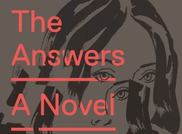 A woman's face is splintered on the cover of The Answers