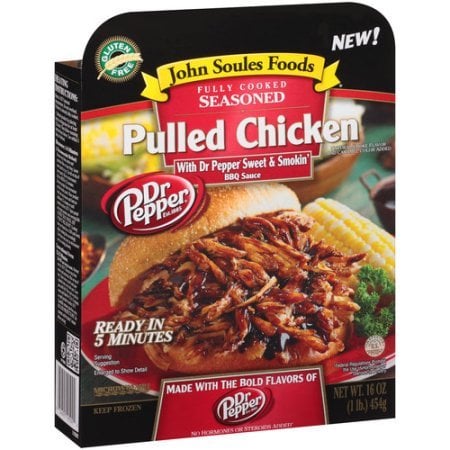 Dr. Pepper-infused pulled chicken