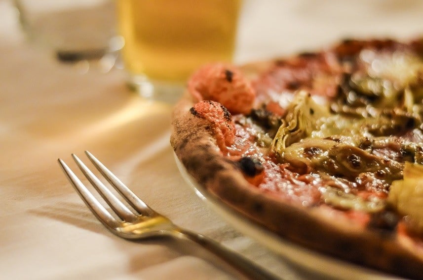 pizza and beer