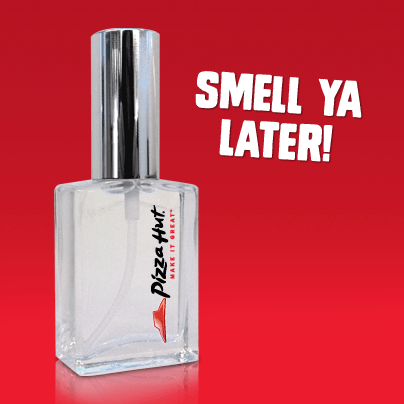 Pizza Hut body spray