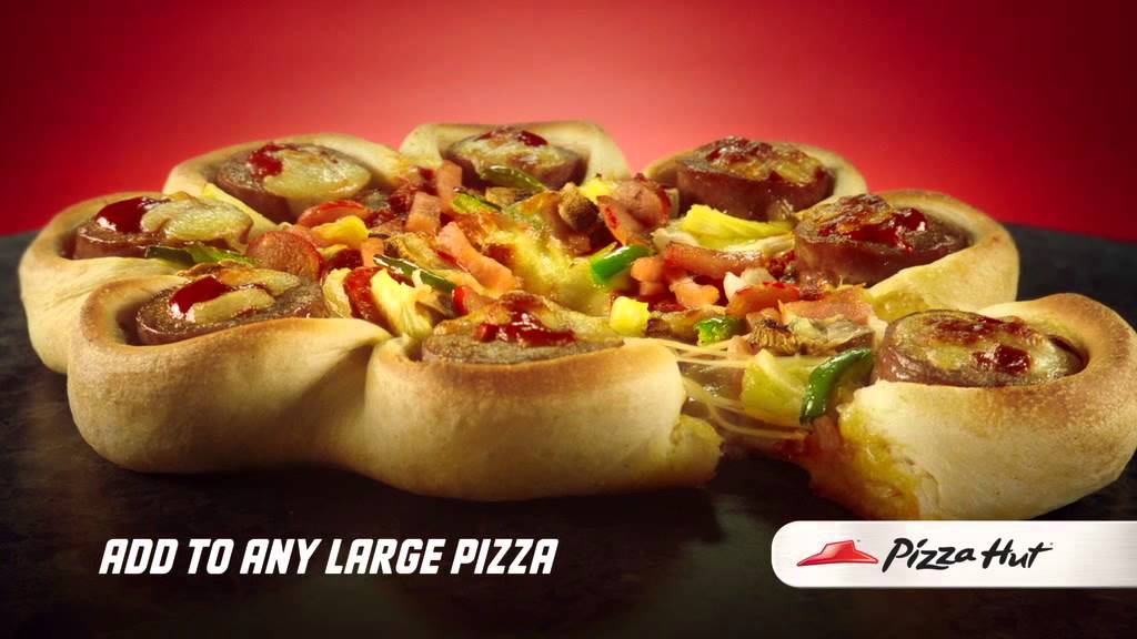 Pizza Hut's cheeseburger crust