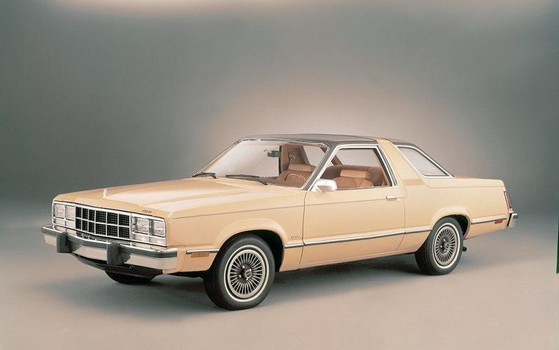 Front three quarter view of tan Fairmont Futura by Ford for 1978 model year
