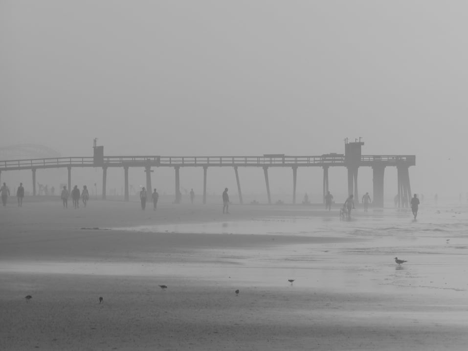 Beach Pier in the Fog