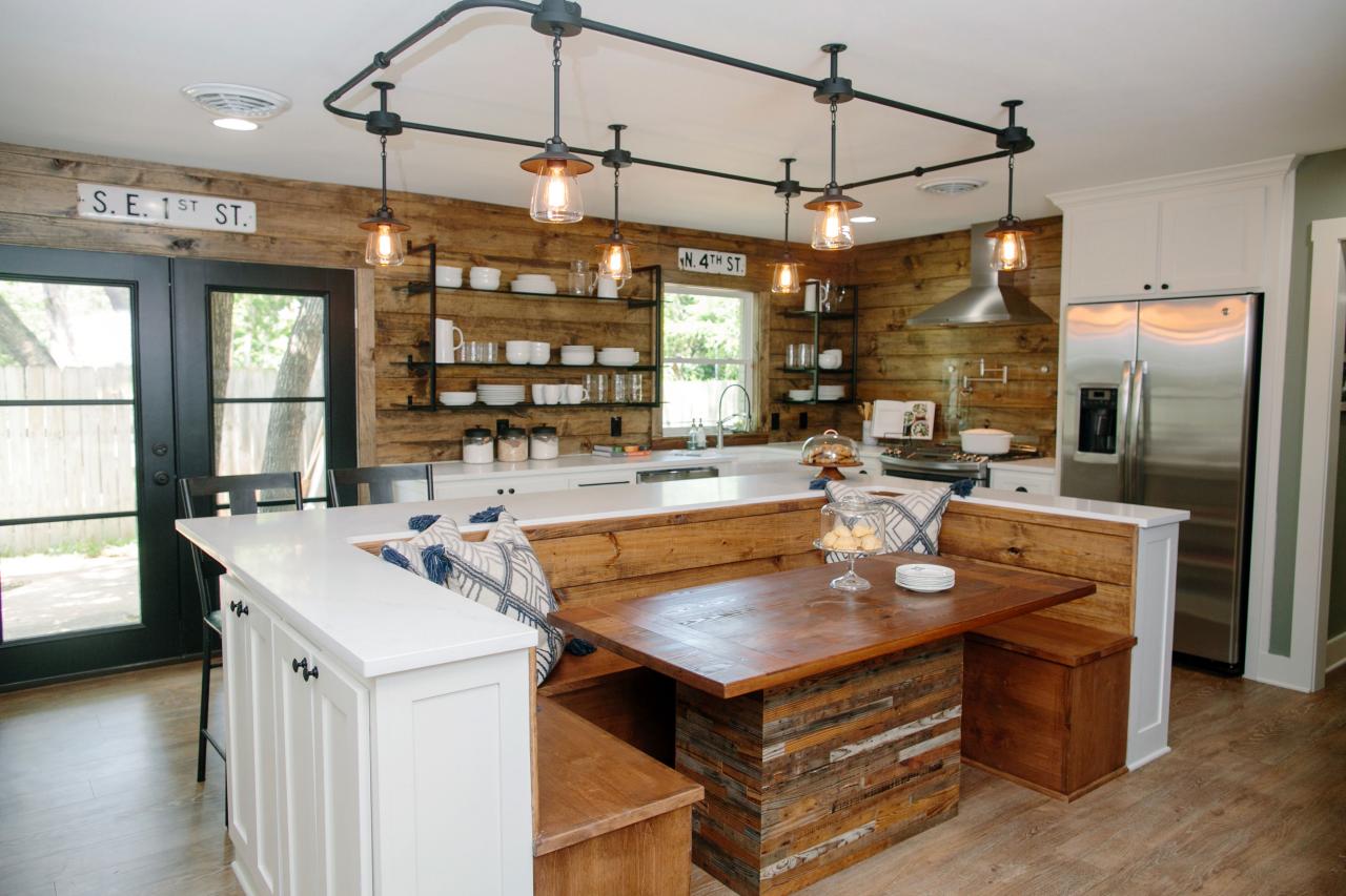 in a home on HGTV's 'Fixer Upper'