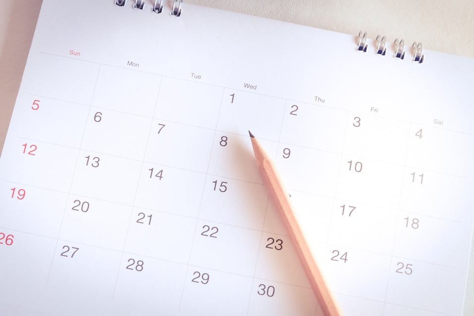Calendar page