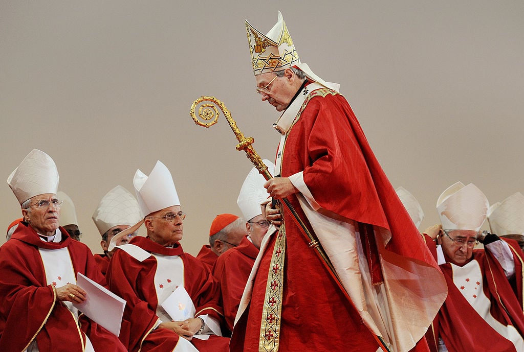 Cardinal George Pell officiates.