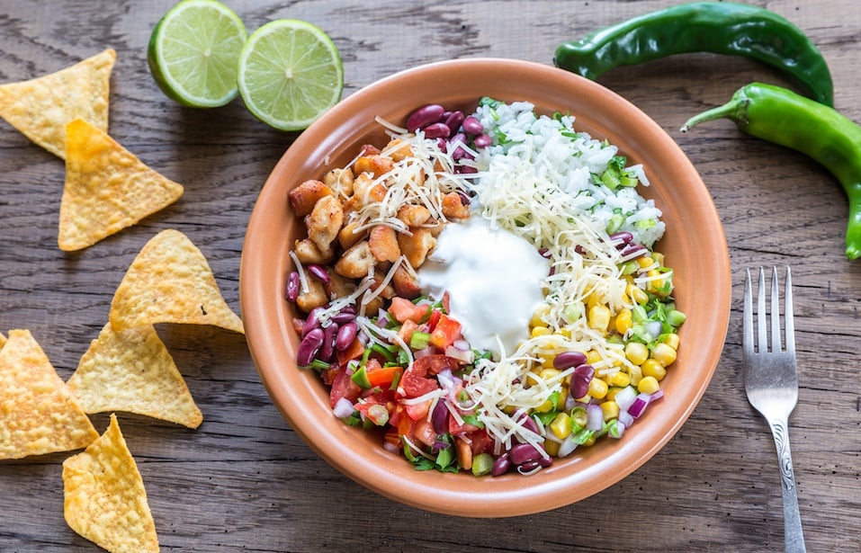 Chicken burrito bowl