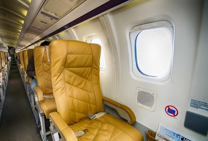 Darwin Airline Saab 2000 interior
