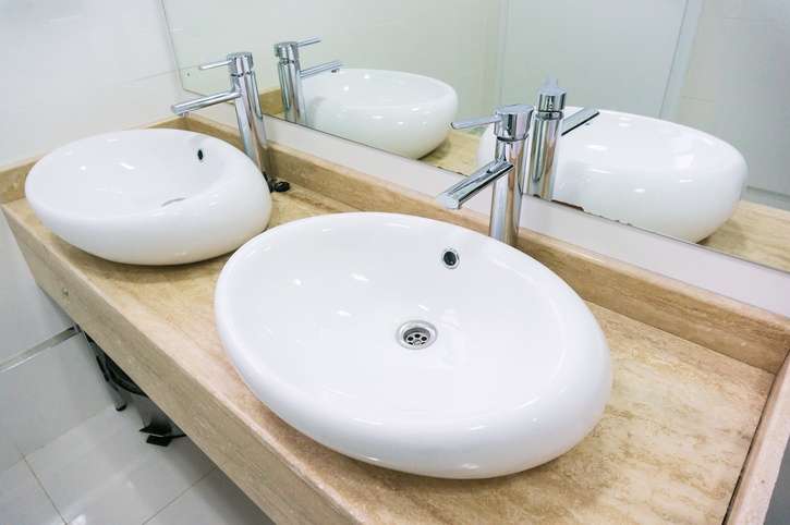 sink in restaurant