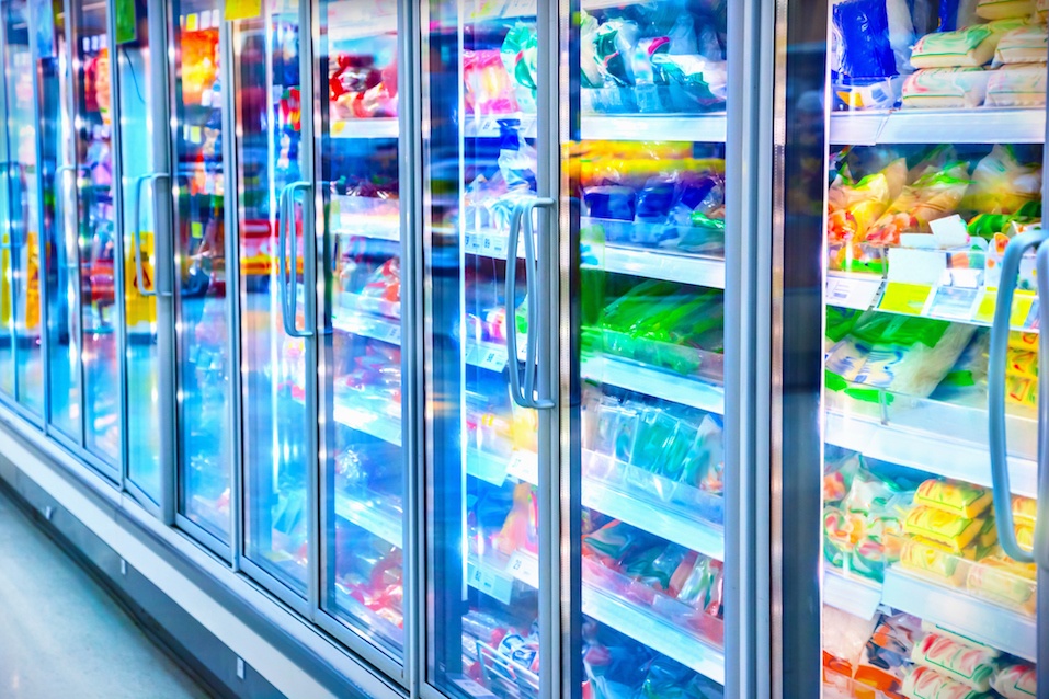 Various products in a supermarket
