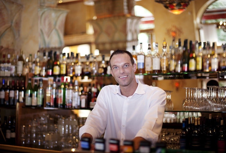 Friendly bar tender