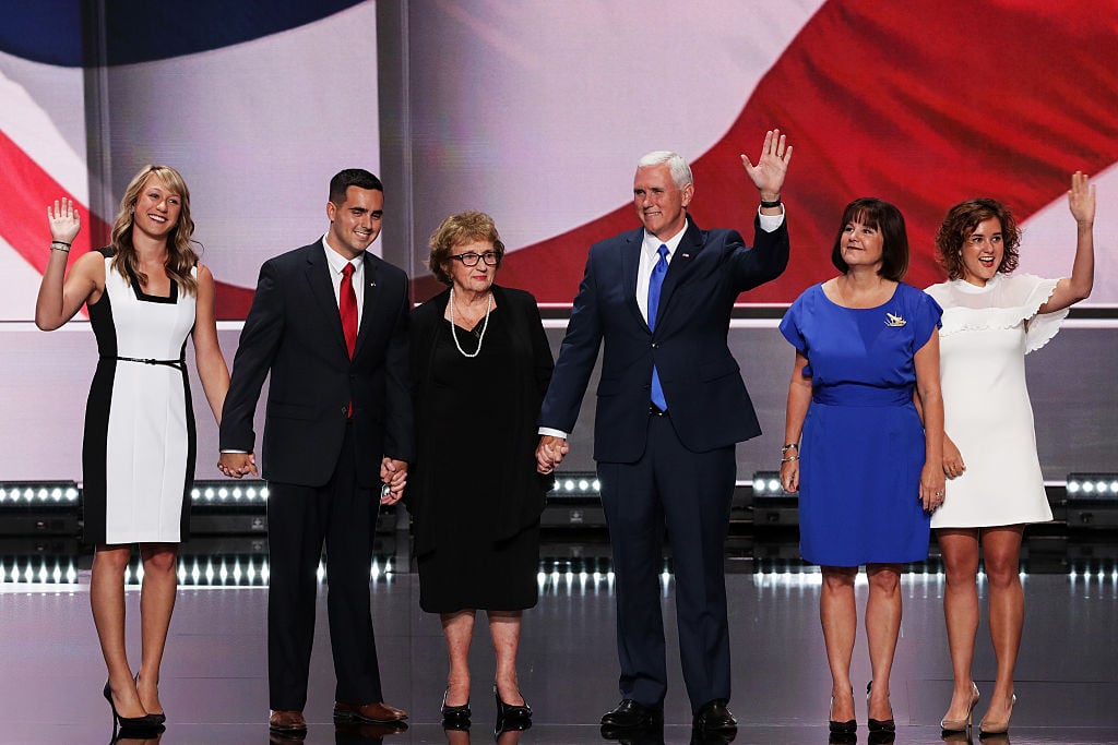 Mike Pence and his family