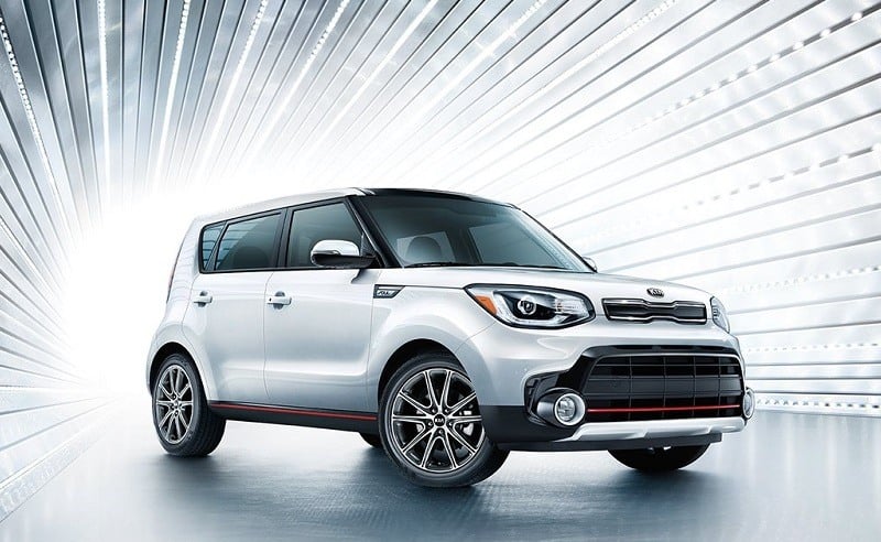 Promo shot of white 2017 Kia Soul