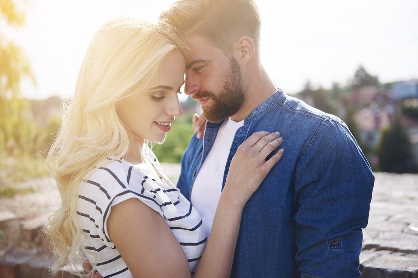 couple at sunset