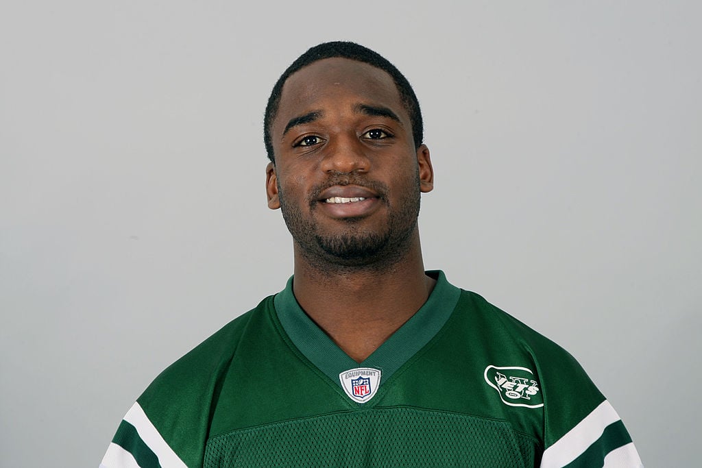 Joe McKnight of the New York Jets poses