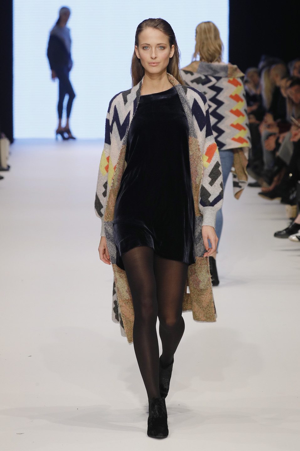 A model walks the runway at the Delicatelove PF Selected show