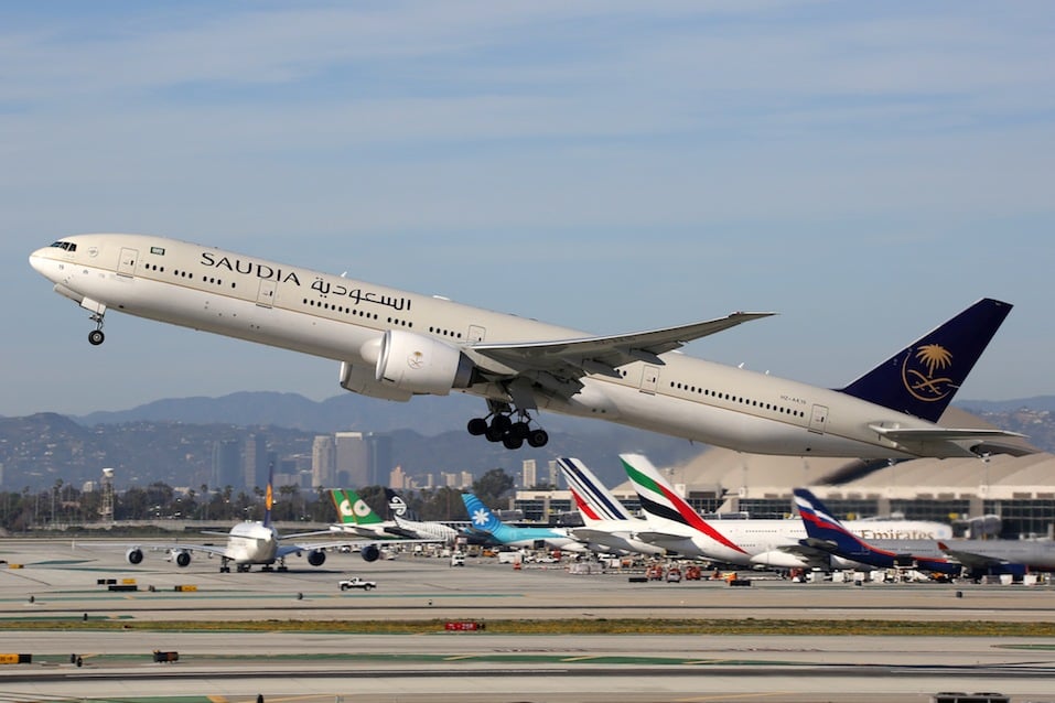 Saudia Boeing 777-300 airplane