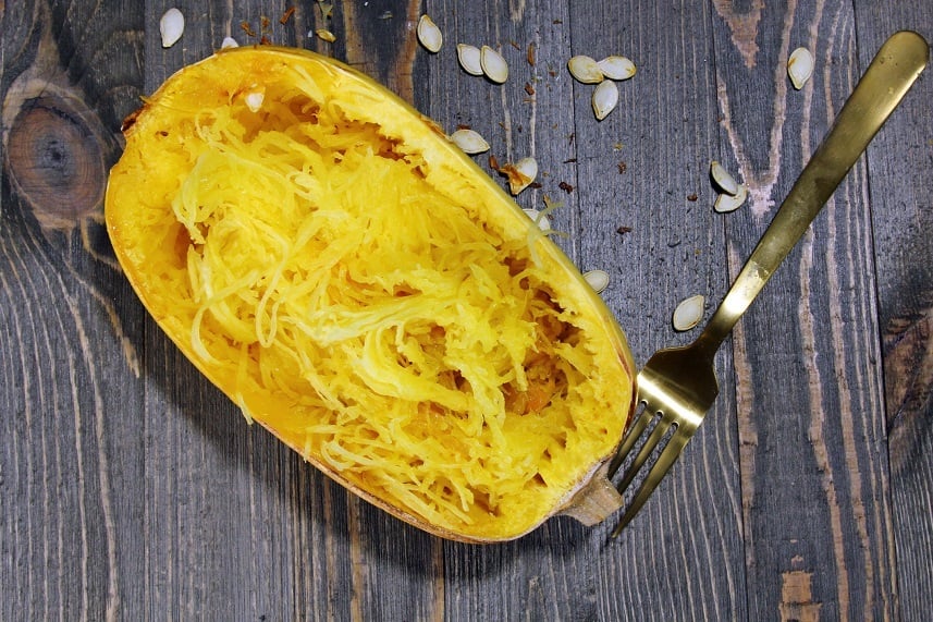Spaghetti squash on a wooden background Spaghetti squash on a wooden background