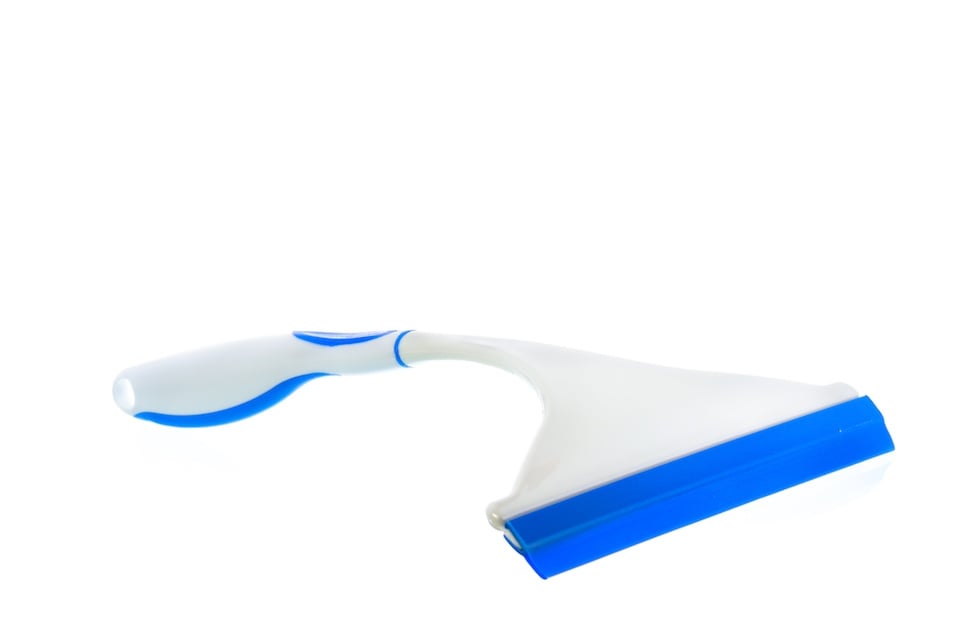 Squeegee clean window