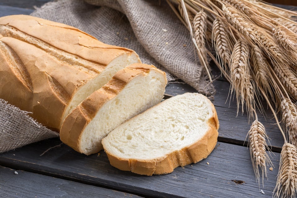 Fresh bread with wheat ears