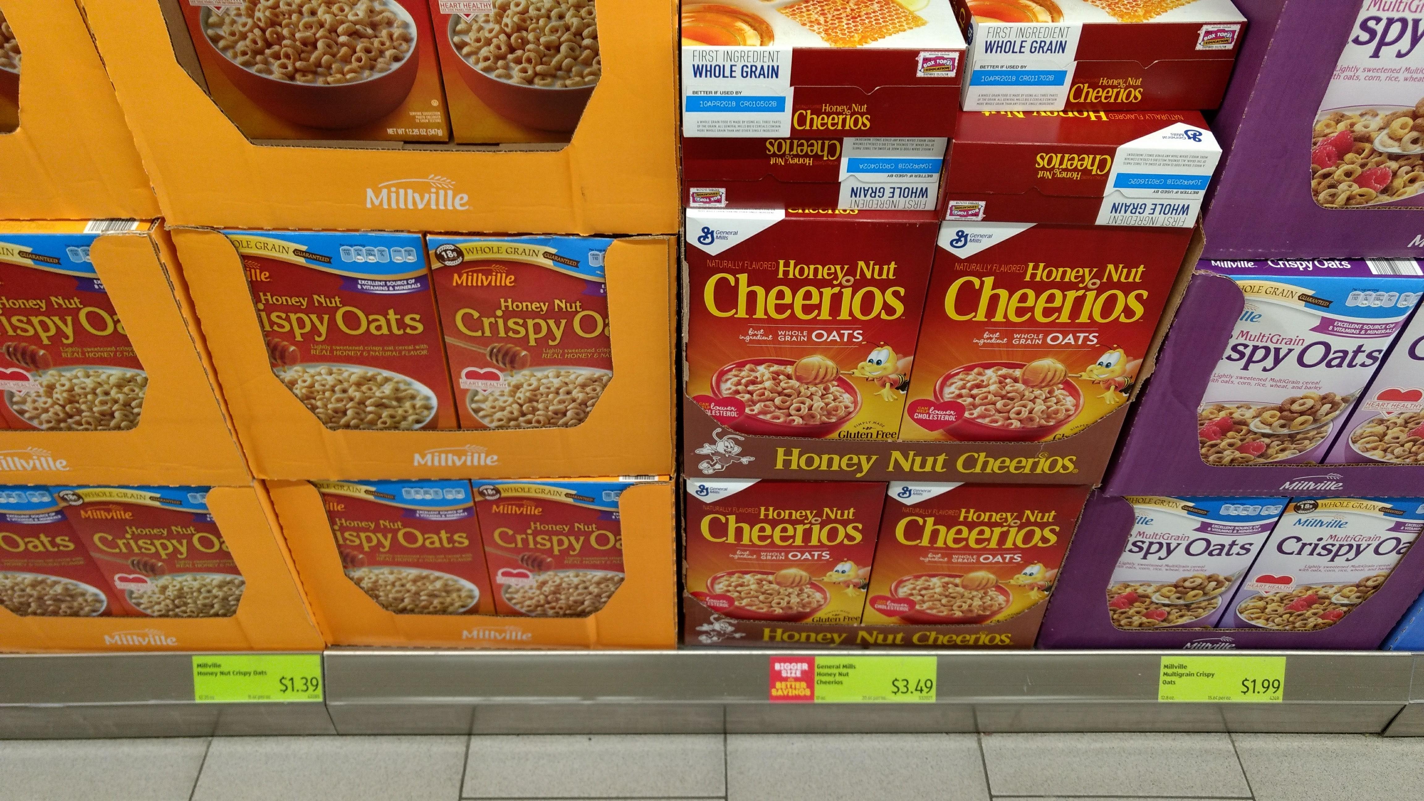 cereals at aldi