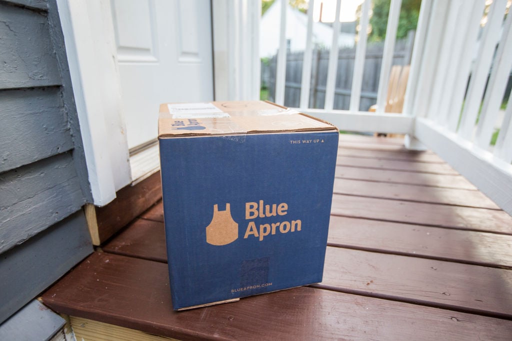 blue apron box